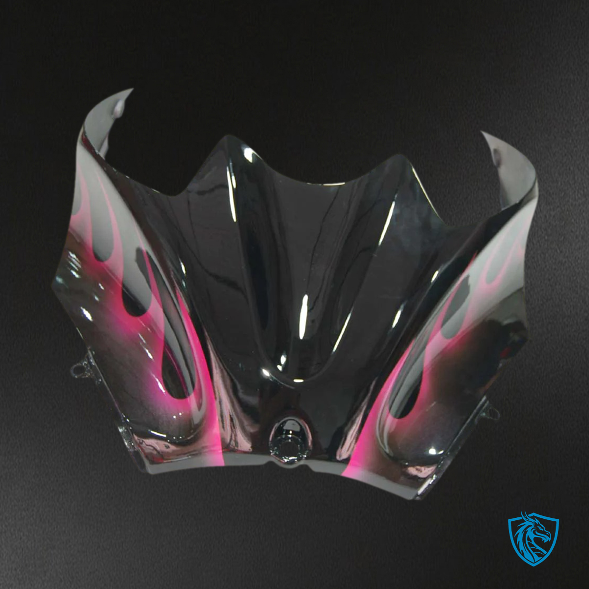 Kawasaki ZX14R (2006-2011) Black & Pink Flame - Fairing Kit