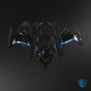 Blue & Black