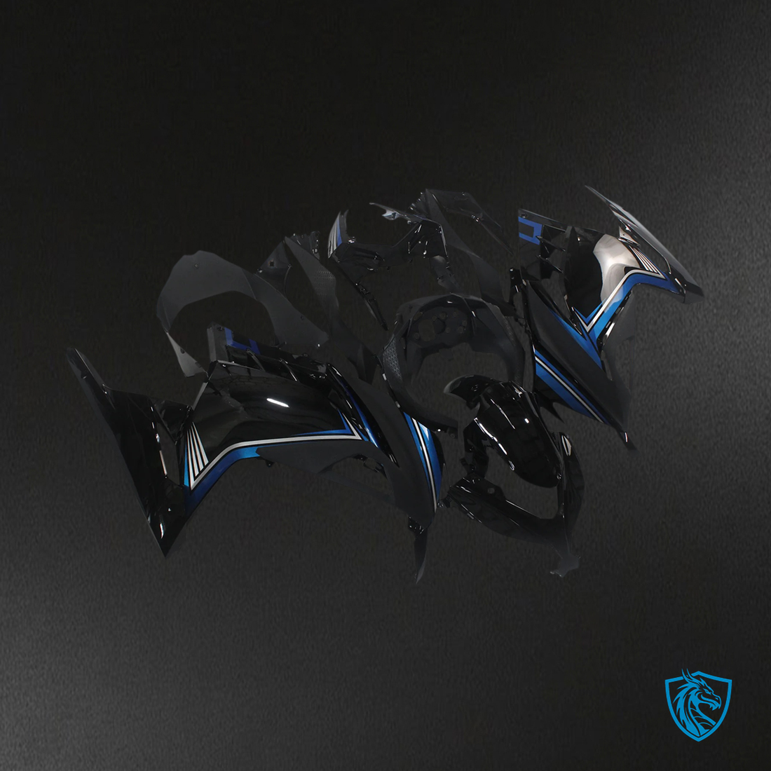 Kawasaki Ninja-EX300 (2013-2024) Blue & Black - Fairing Kit