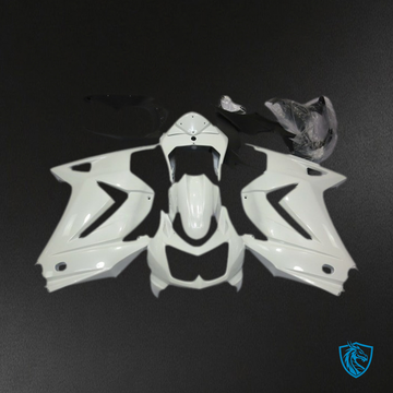 Kawasaki Ninja 250 (2008-2012) Gloss White Motorcycle - Custom ABS Fairing Kit