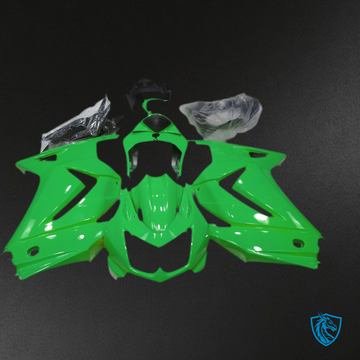 Kawasaki Ninja 250 (2008-2012) Glossy Green Fairing Kit - Aftermarket ABS Bodywork