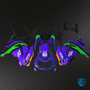 Purple, Green & Black