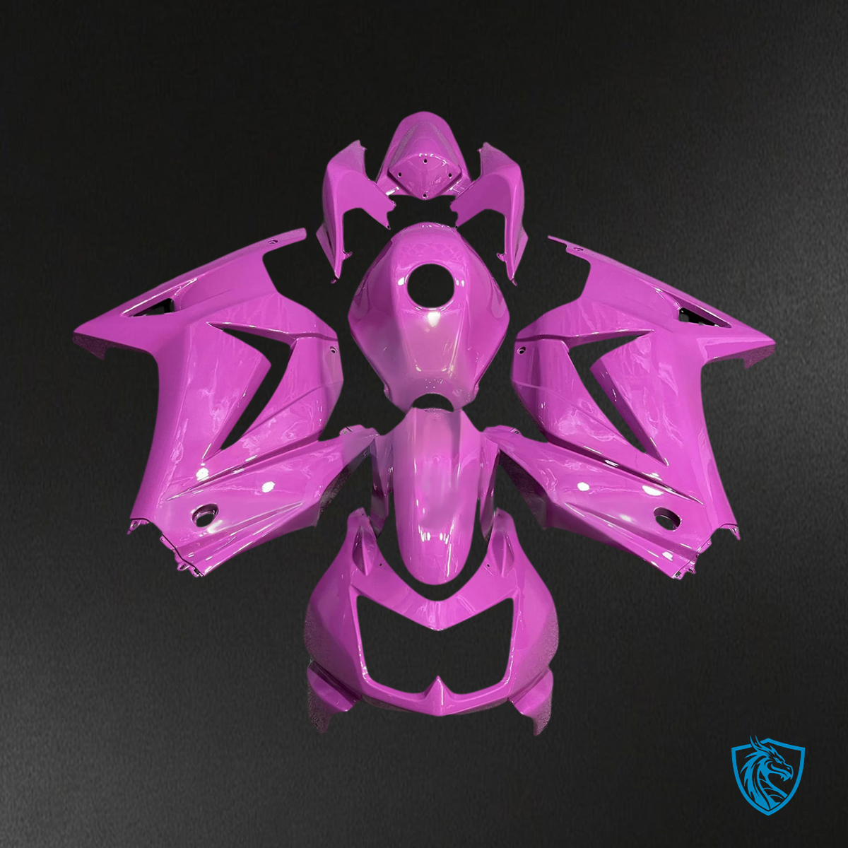 Kawasaki Ninja 250R (2008-2012) EX250 Gloss Pink - Fairing Kit