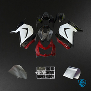 EX250 White, Black & Red