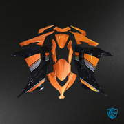Sunrise Orange & Black