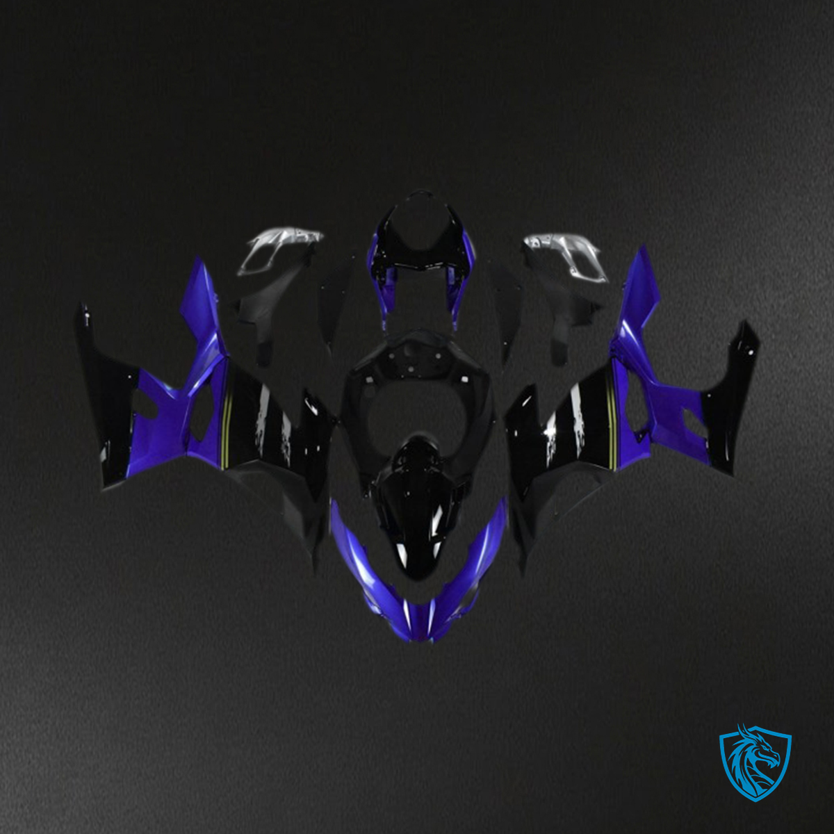 Kawasaki Ninja 400 (2018-2023) Purple & Black Motorcycle Fairing Kit - Aftermarket ABS Bodywork