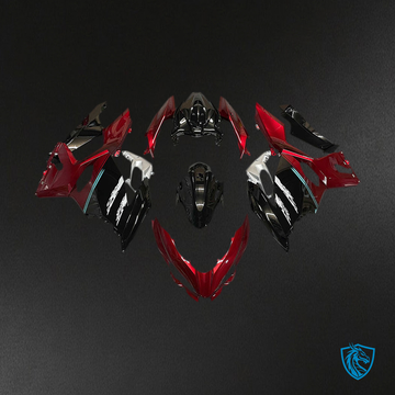 Kawasaki Ninja 400 (2018-2023) Red & Black Motorcycle Fairing Kit | ABS Bodywork