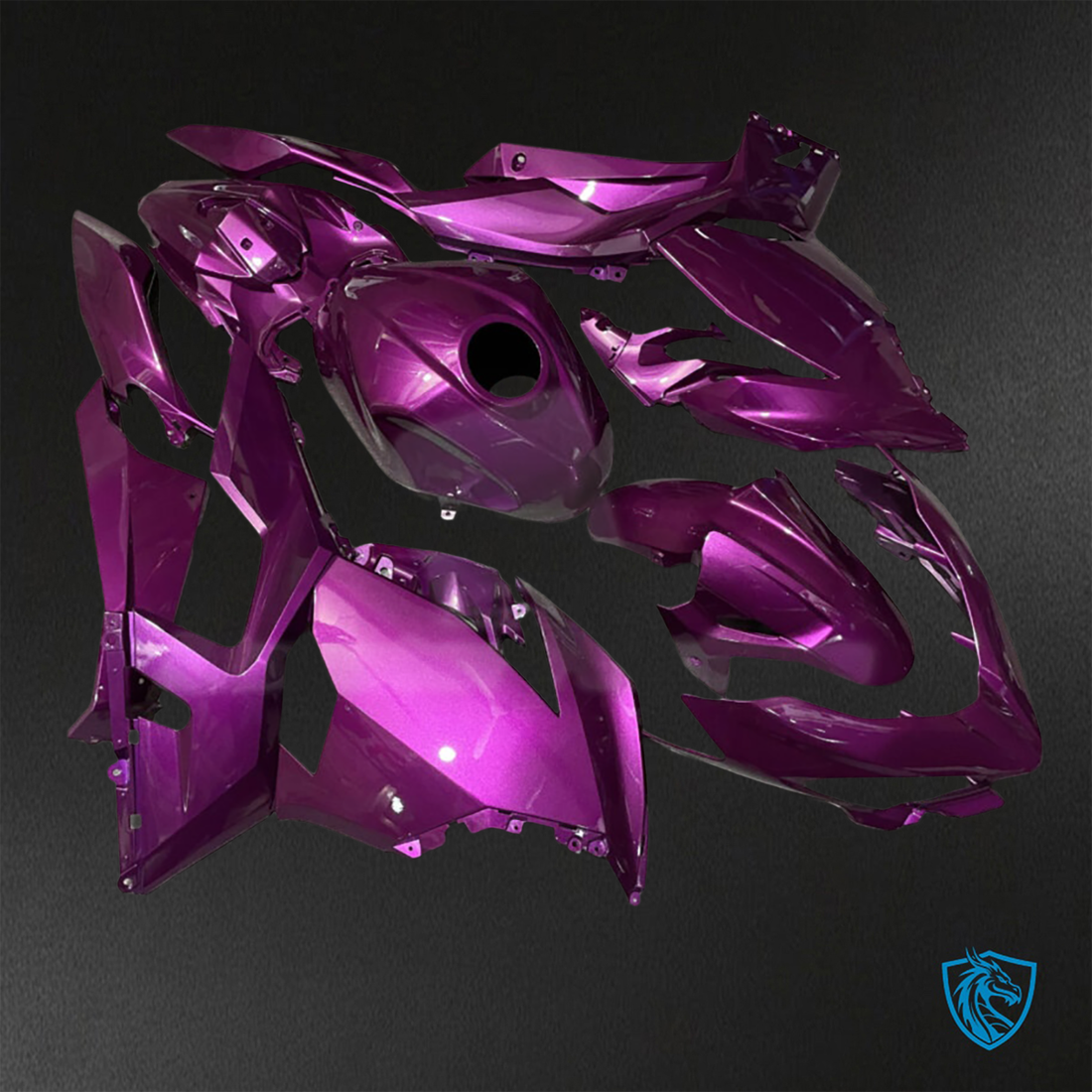 Kawasaki Ninja 400 (2018-2024) Candy Purple Fairings Kit - Aftermarket ABS Bodywork