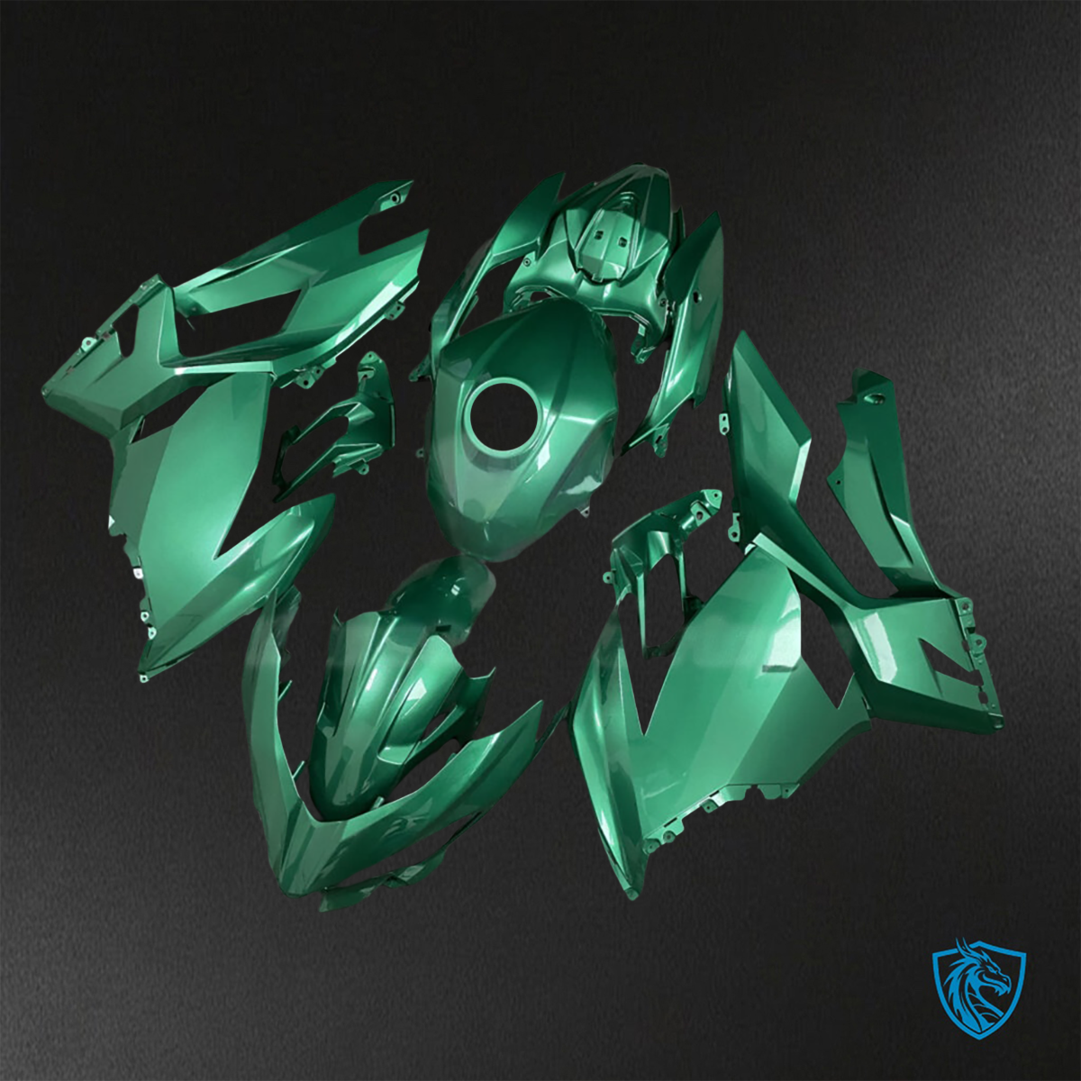 Kawasaki Ninja 400 (2018-2024) Emerald Green - Replacement Motorcycle Fairings Kit