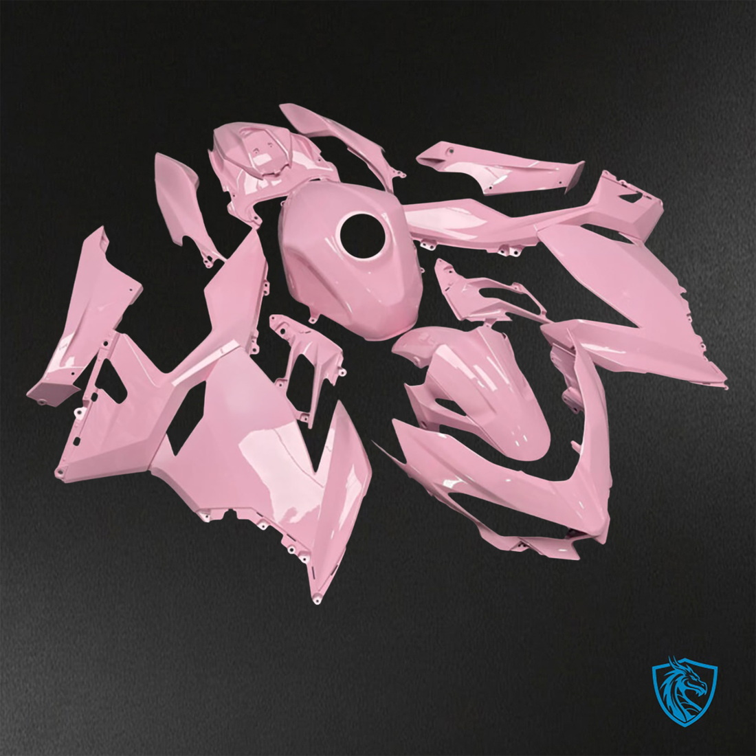 Kawasaki Ninja 400 (2018-2024) Gloss Baby Pink ABS Bodywork - Fairings Kit
