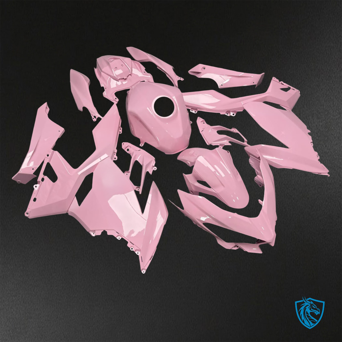 Kawasaki Ninja 400 (2018-2024) Gloss Baby Pink ABS Bodywork - Fairings Kit
