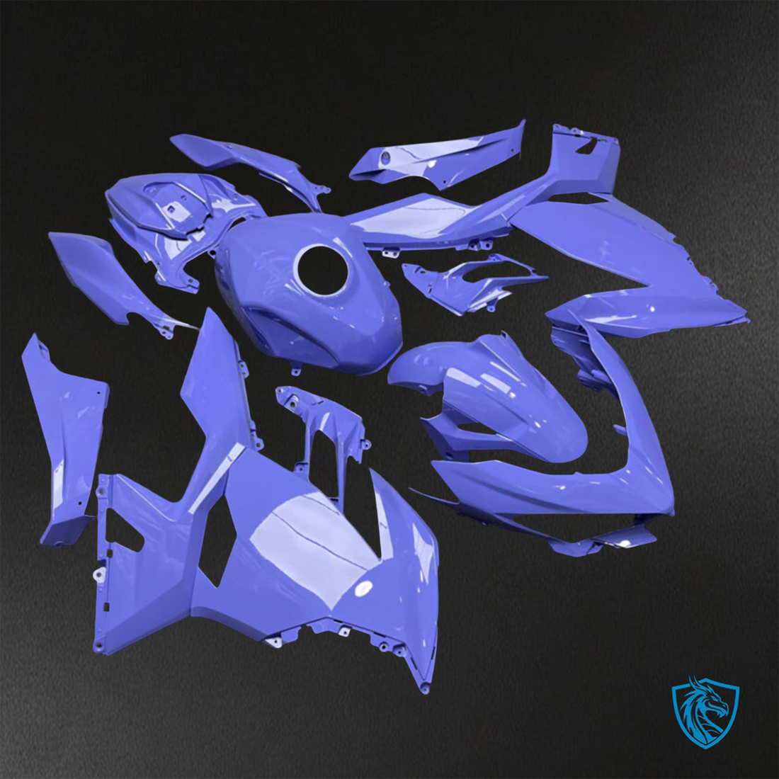 Kawasaki Ninja 400 (2018-2024) Gloss Light Purple - Custom ABS Fairing Kit