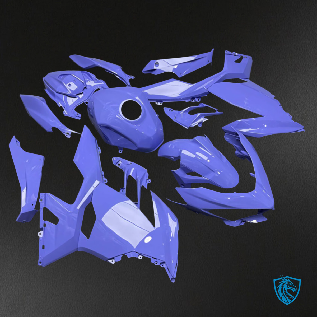 Kawasaki Ninja 400 (2018-2024) Gloss Light Purple - Custom ABS Fairing Kit