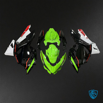 Kawasaki Ninja 400 (2018-2024) Gloss Green & Black - Replacement Motorcycle Fairings Kit