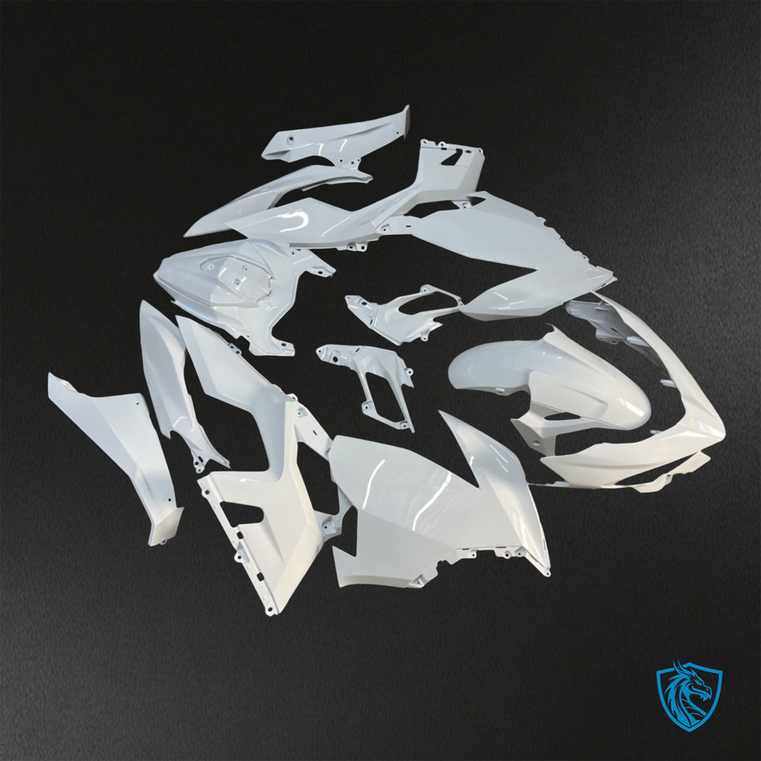 Kawasaki Ninja 400 (2018-2024) Gloss White Fairings Kit - Aftermarket ABS Bodywork