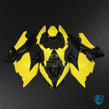 Kawasaki Ninja 400 (2018-2024) Gloss Yellow & Black - Custom ABS Fairing Kit
