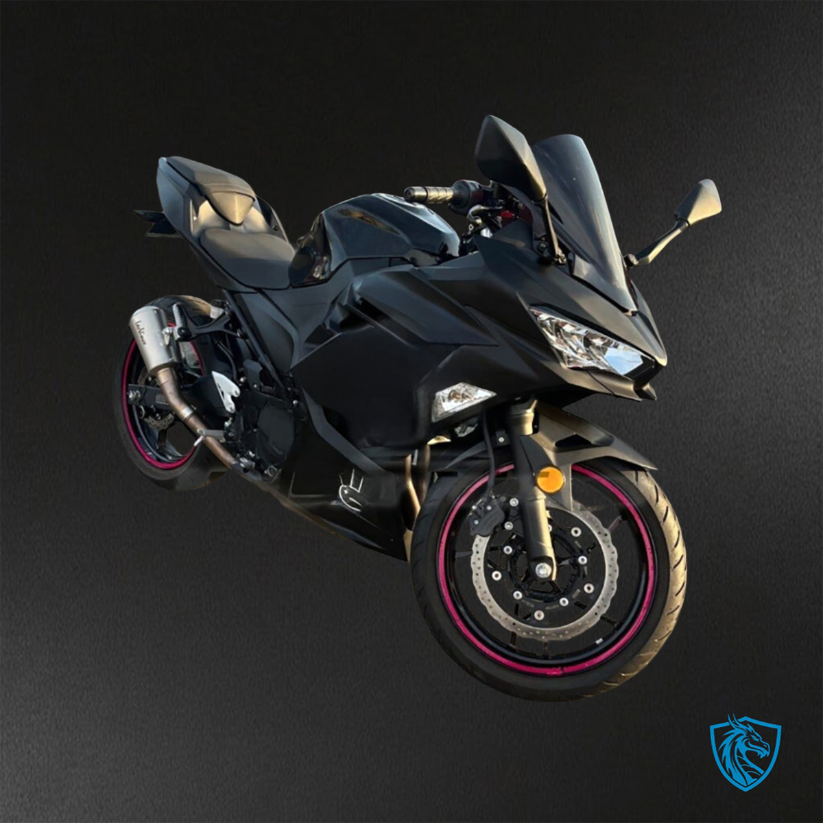 Kawasaki Ninja 400 (2018-2024) Matte Black - Custom ABS Fairing Kit