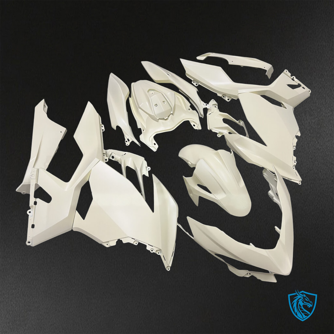 Kawasaki Ninja 400 (2018-2024) Matte White - Replacement Motorcycle Fairings Kit