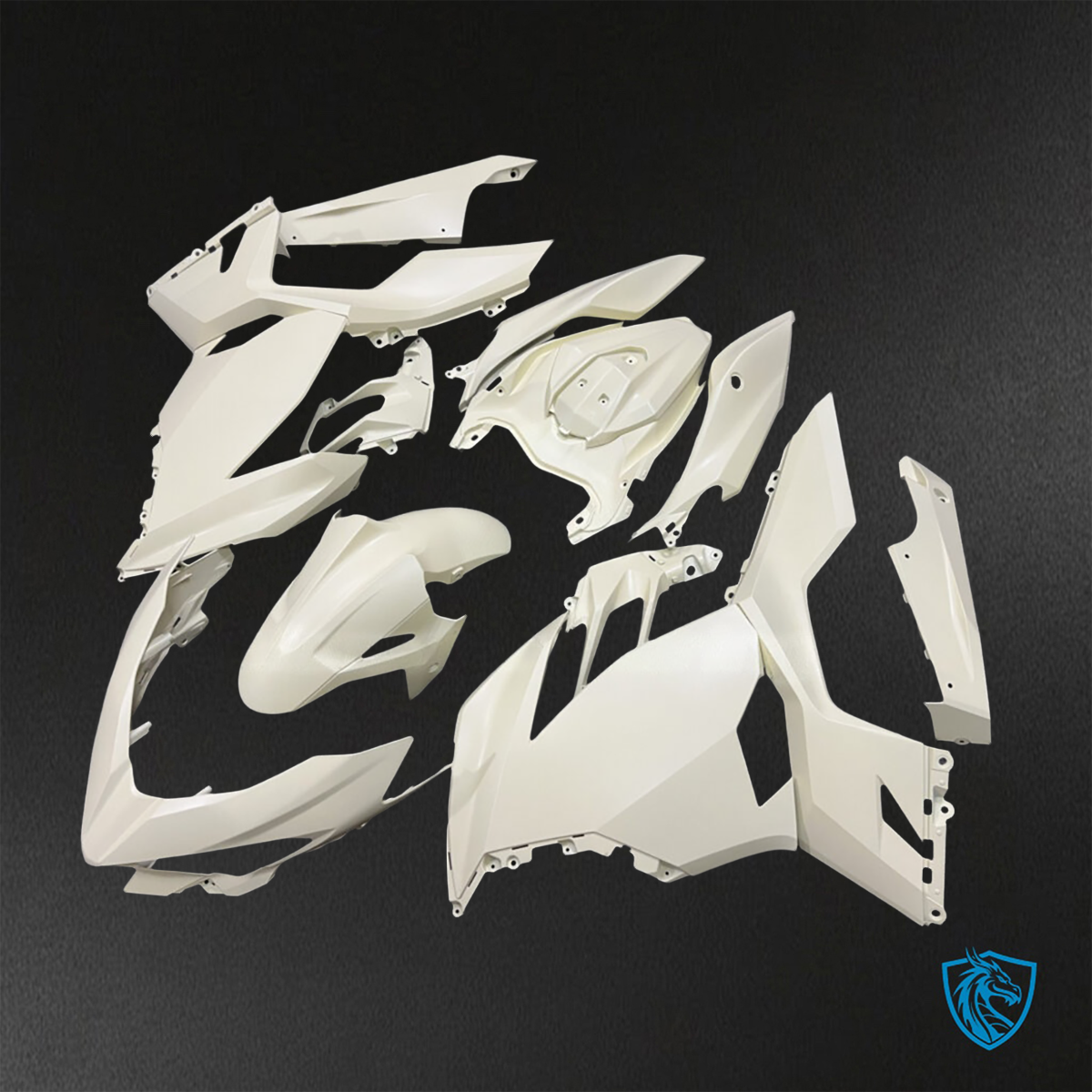 Kawasaki Ninja 400 (2018-2024) Matte White - Replacement Motorcycle Fairings Kit
