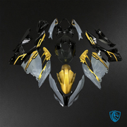 Gray, Gold & Black