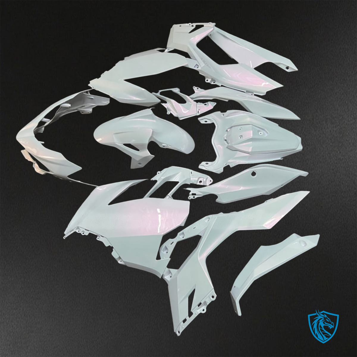 Kawasaki Ninja 400 (2018-2024) White - Replacement Motorcycle Fairings Kit