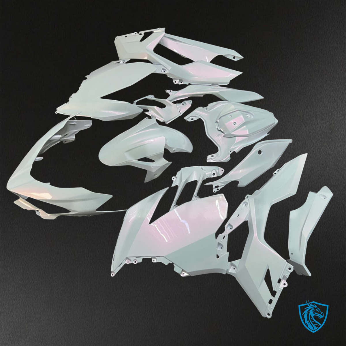 Kawasaki Ninja 400 (2018-2024) White - Replacement Motorcycle Fairings Kit