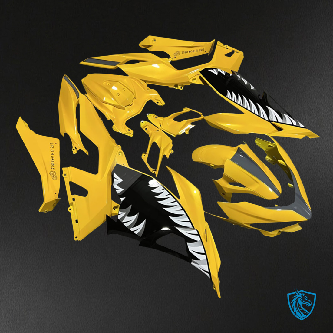 Kawasaki Ninja 400 (2018-2024) Yellow Venom ABS Bodywork - Fairings Kit