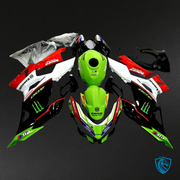 Black, Green, White & Red