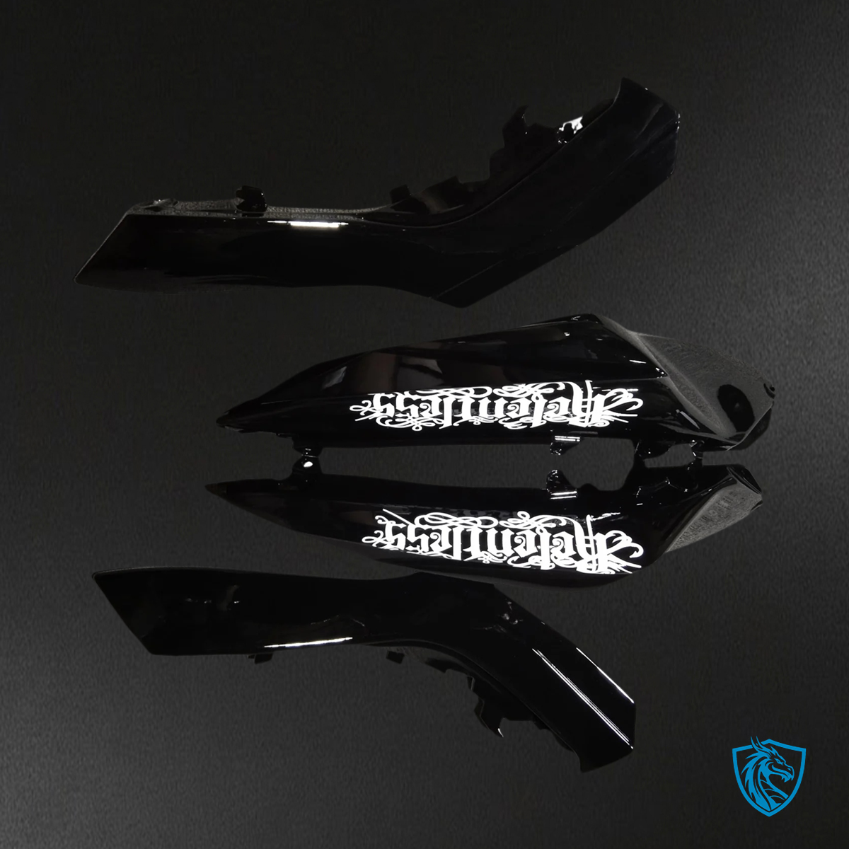 Kawasaki Ninja 650 (2012-2016) Black & White - Fairing Kit
