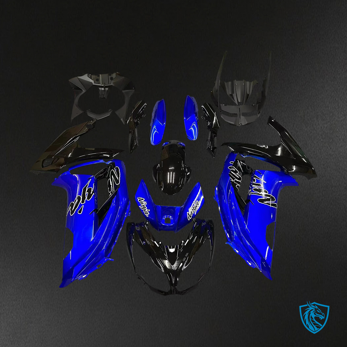 Kawasaki Ninja 650 (2012-2016) Dark Blue & Black - Fairing Kit