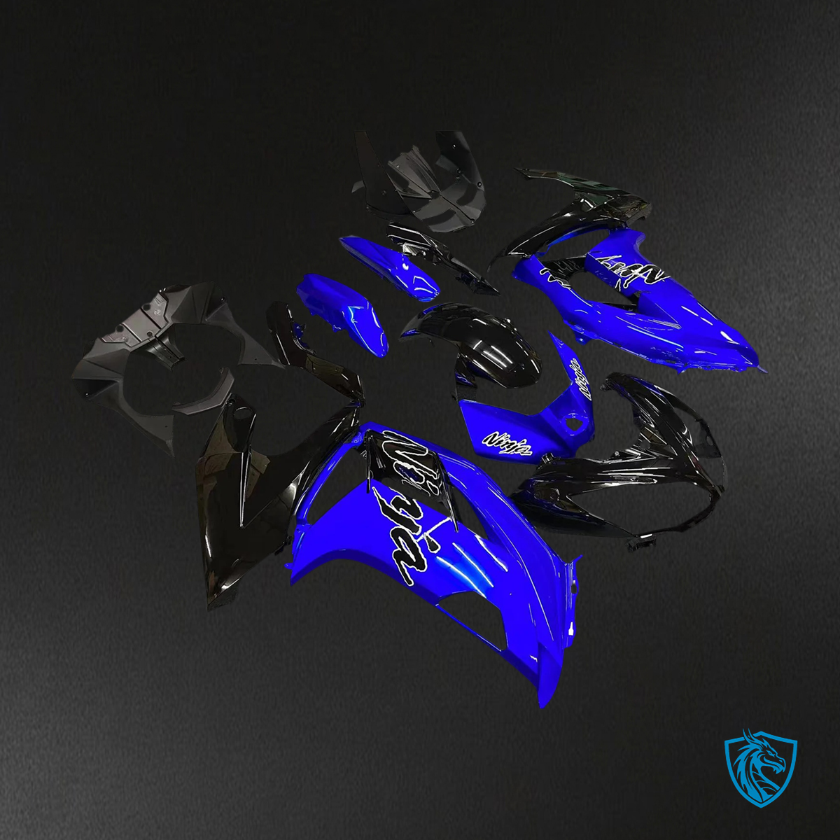 Kawasaki Ninja 650 (2012-2016) Dark Blue & Black - Fairing Kit