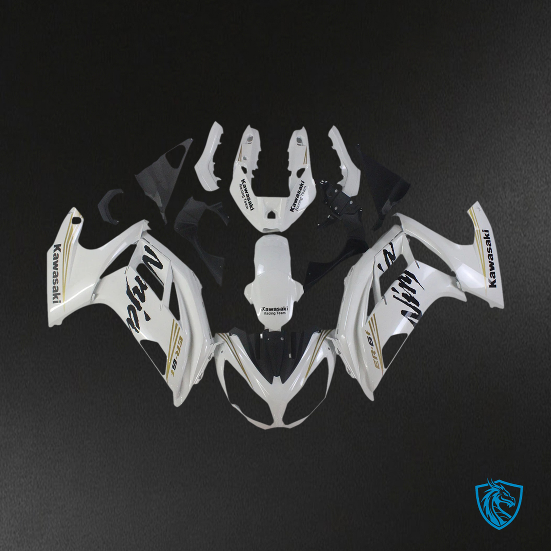 Kawasaki Ninja 650 (2012-2016) White - Fairing Kit