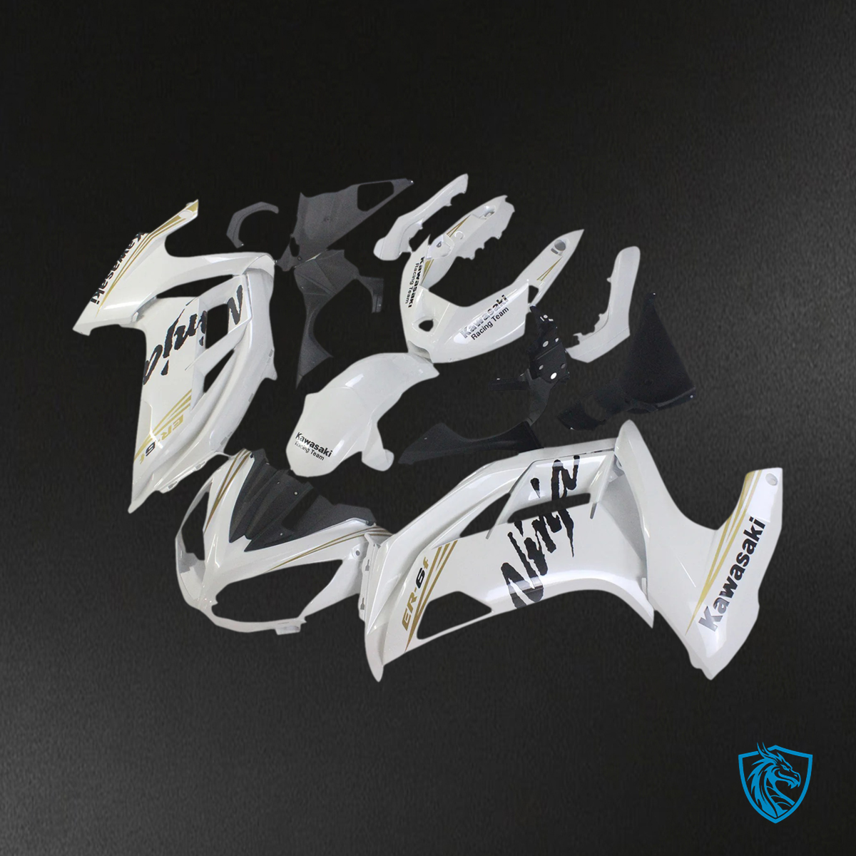 Kawasaki Ninja 650 (2012-2016) White - Fairing Kit