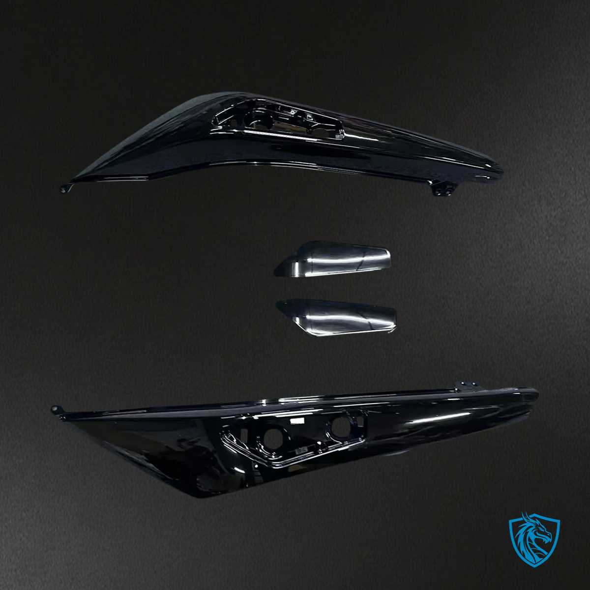 Kawasaki Ninja 650 ER-6F (2009-2011) EX650 Black - Fairing Kit