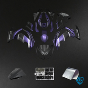 Matte Purple & Black