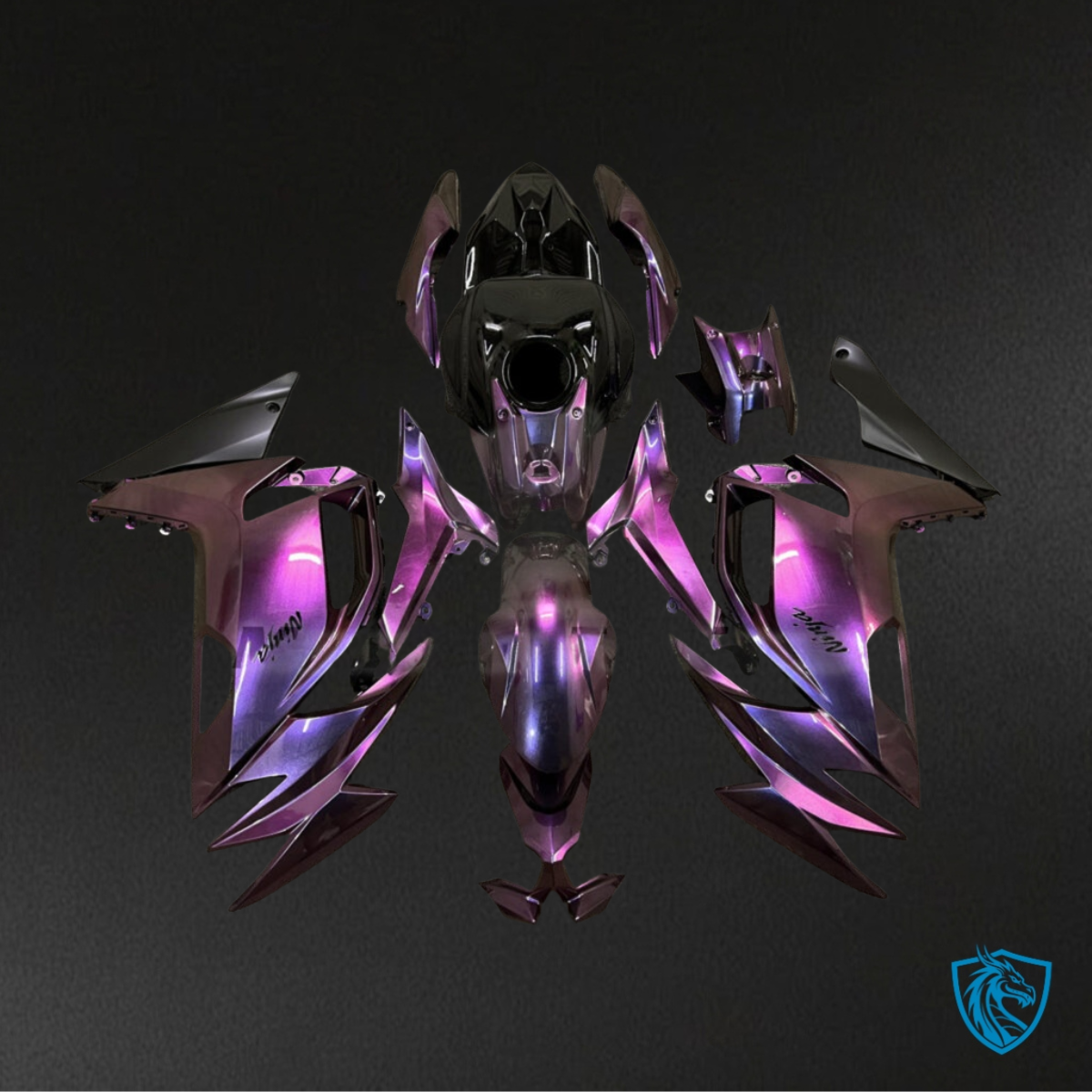 Kawasaki Ninja 650R (2020-2026) Gloss Purple - MERGEment Motorcycle Fairings Kit