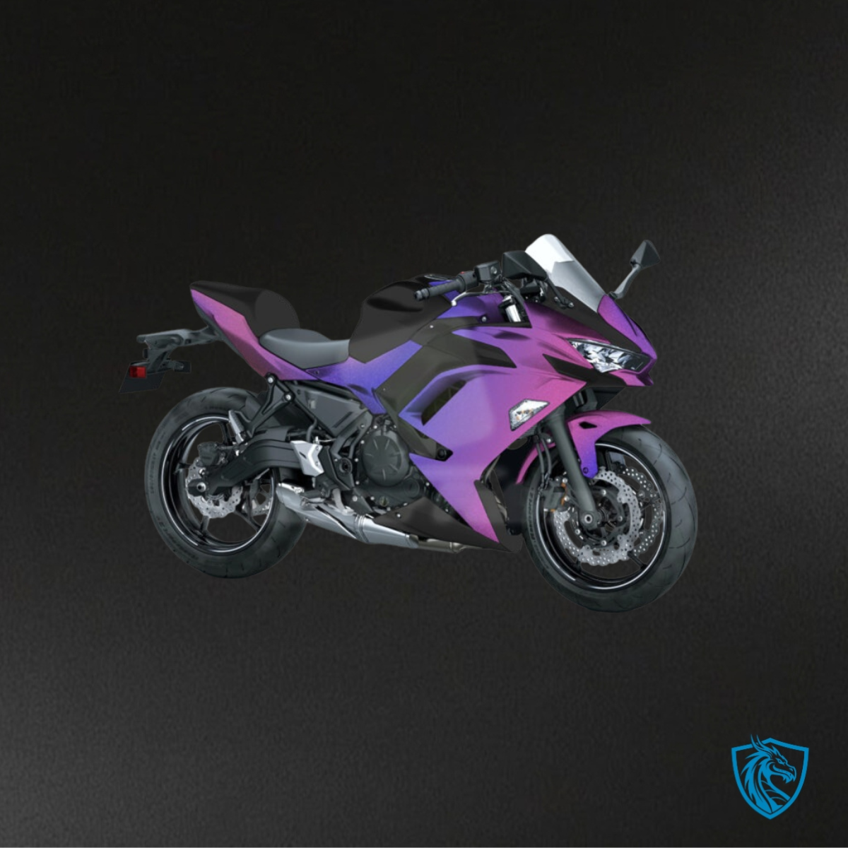 Kawasaki Ninja 650R (2020-2026) Gloss Purple - MERGEment Motorcycle Fairings Kit