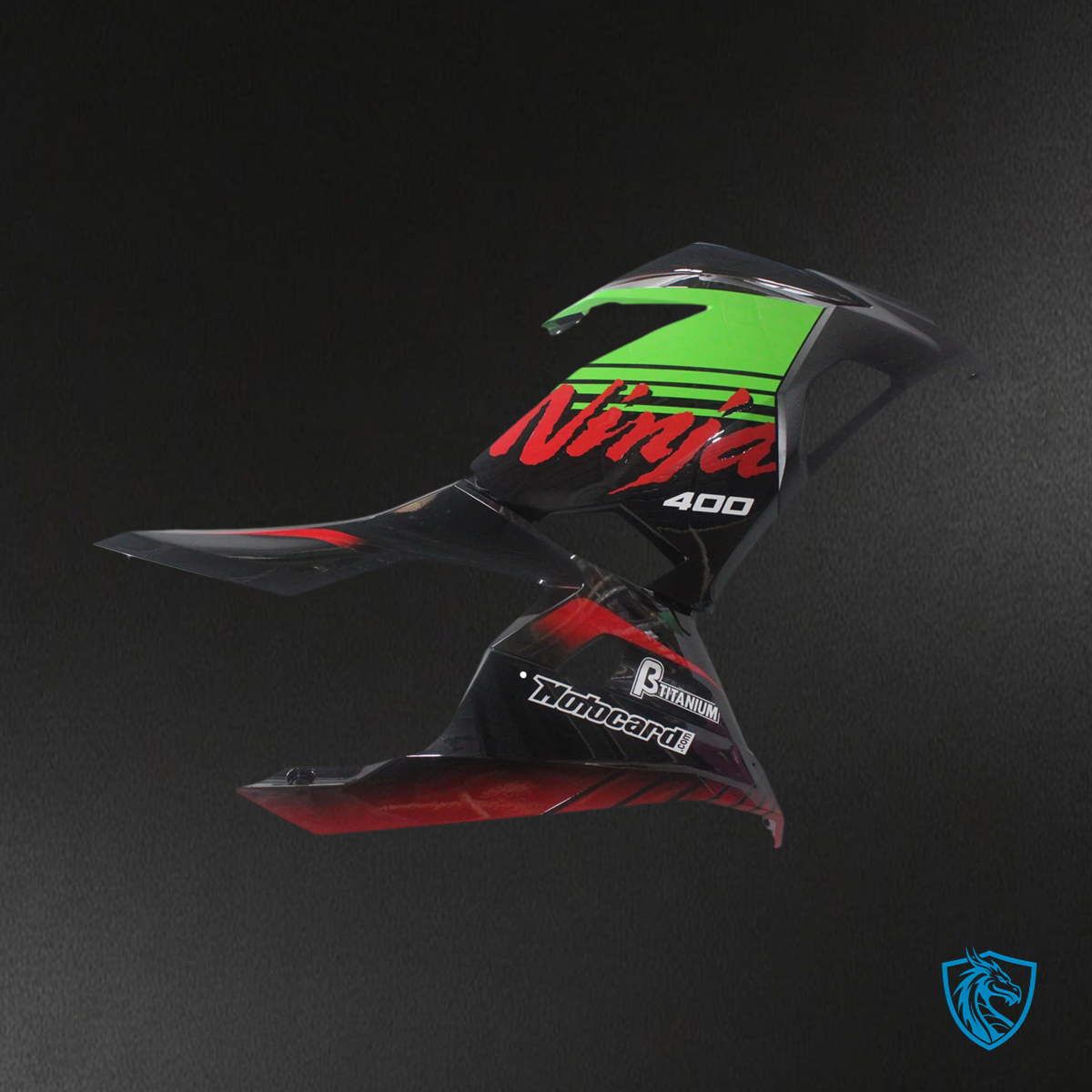 Kawasaki Ninja EX400 (2018-2023) Green & Black - Fairing Kit