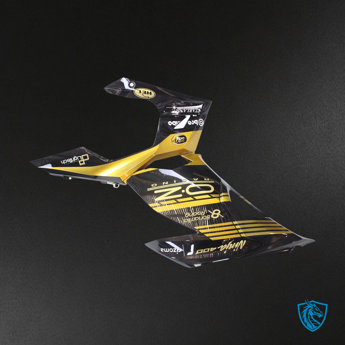 Kawasaki Ninja EX400 (2018-2024) Black & Golden - Fairing Kit
