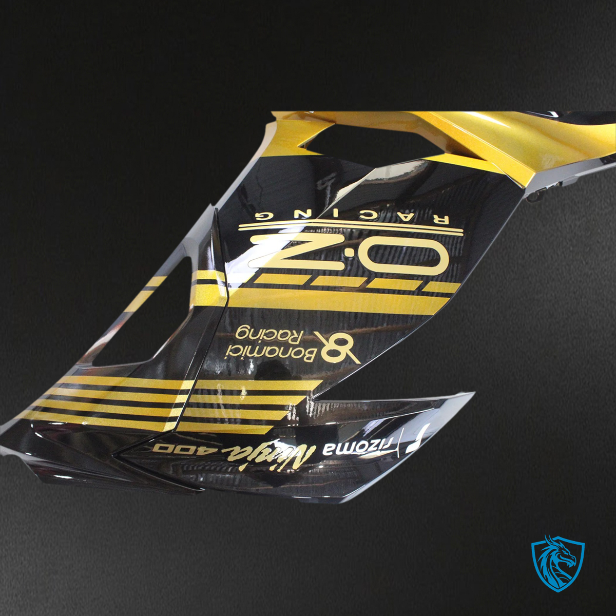 Kawasaki Ninja EX400 (2018-2024) Black & Golden - Fairing Kit