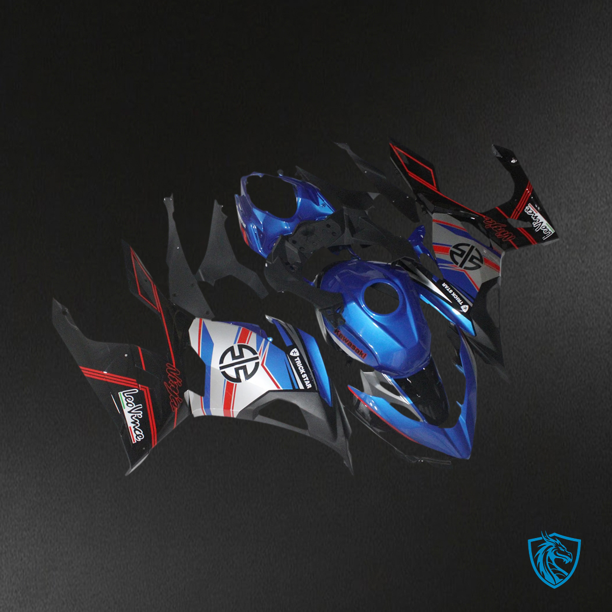 Kawasaki Ninja EX400 (2018-2024) Colorful - Fairing Kit