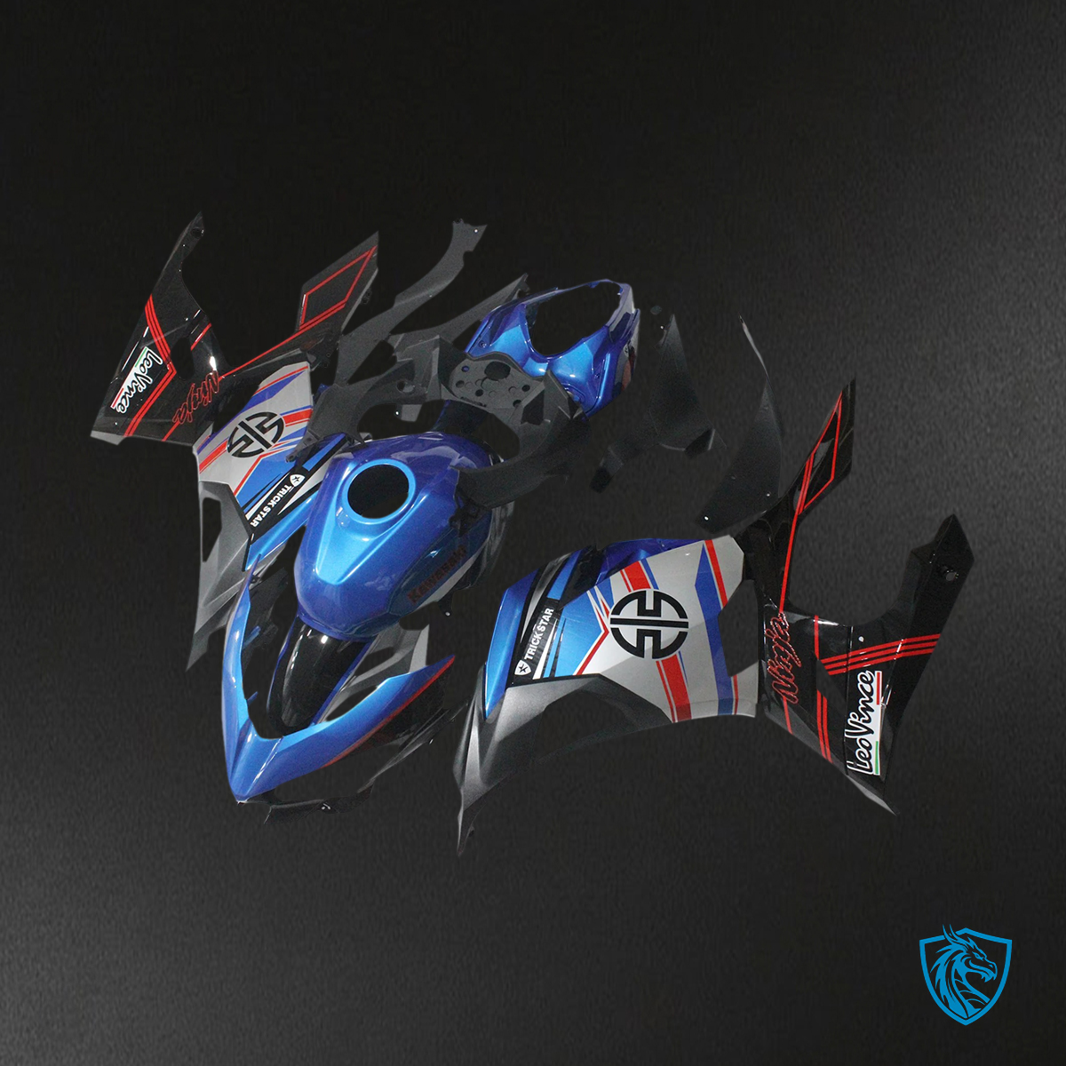 Kawasaki Ninja EX400 (2018-2024) Colorful - Fairing Kit