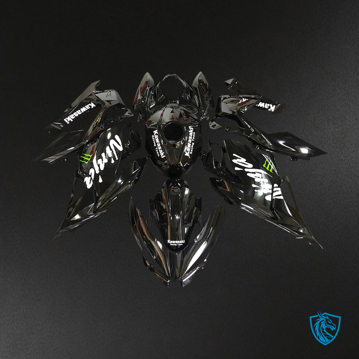 Kawasaki Ninja EX400 (2018-2024) Gloss Black - Fairing Kit