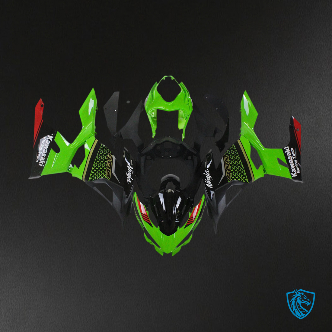 Kawasaki Ninja EX400 (2018-2024) Green & Black - Fairing Kit
