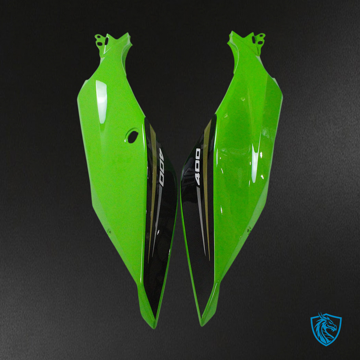 Kawasaki Ninja EX400 (2018-2024) Green & Black - Fairing Kit