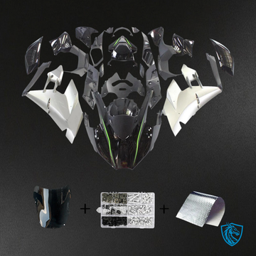 Kawasaki Ninja H2 (2015-2022) Black & White - Fairing Kit