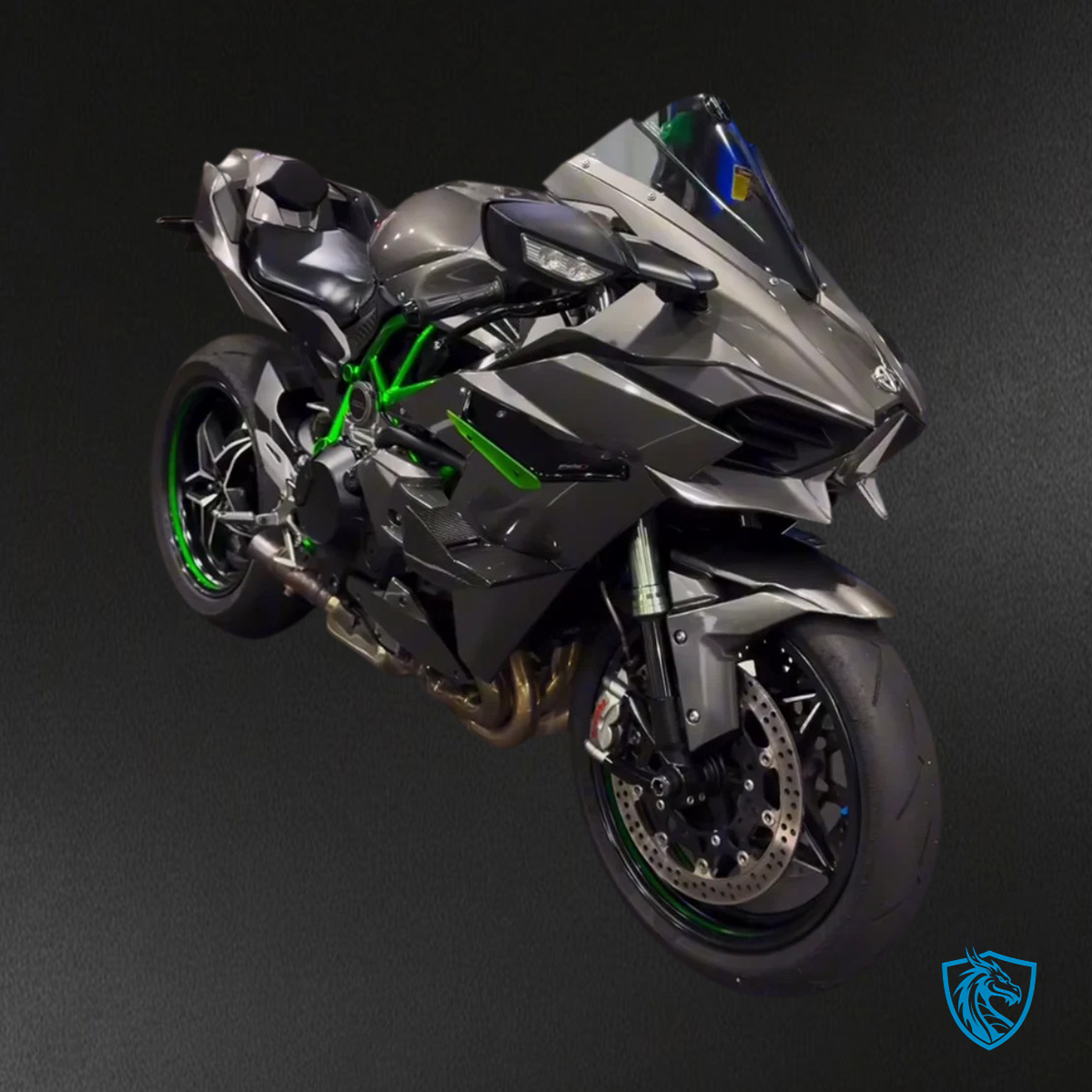 Kawasaki Ninja H2 (2015-2022) Gray -Fairing Kit