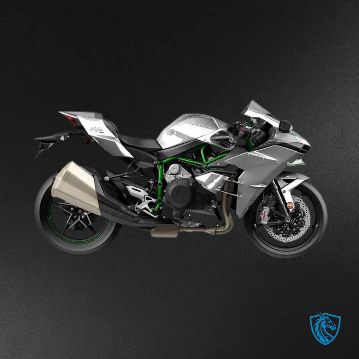 Kawasaki Ninja H2 (2015-2022) Sliver & Gray -Fairing Kit