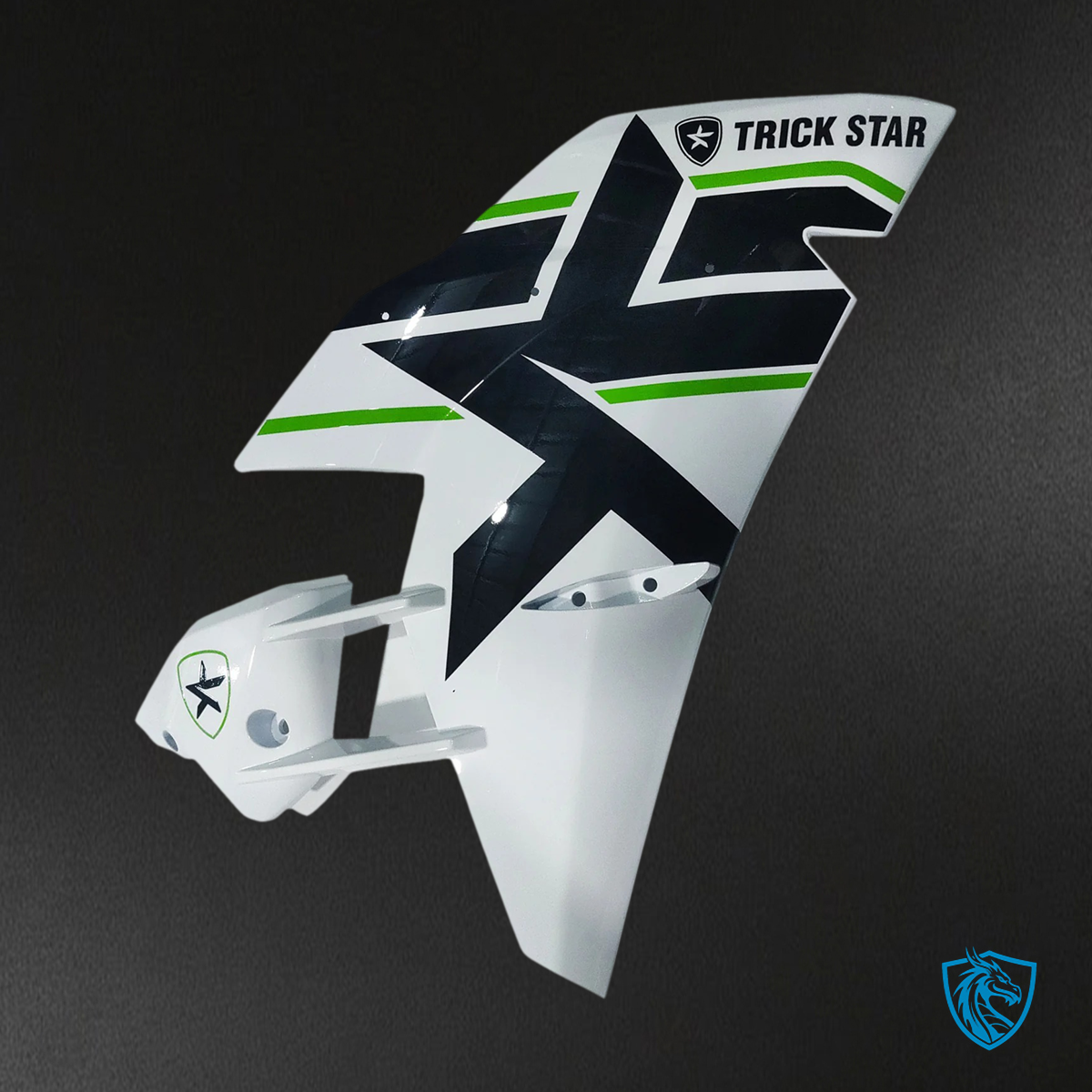 Kawasaki Ninja H2 (2015-2022) White & Green Stripe - Fairing Kit