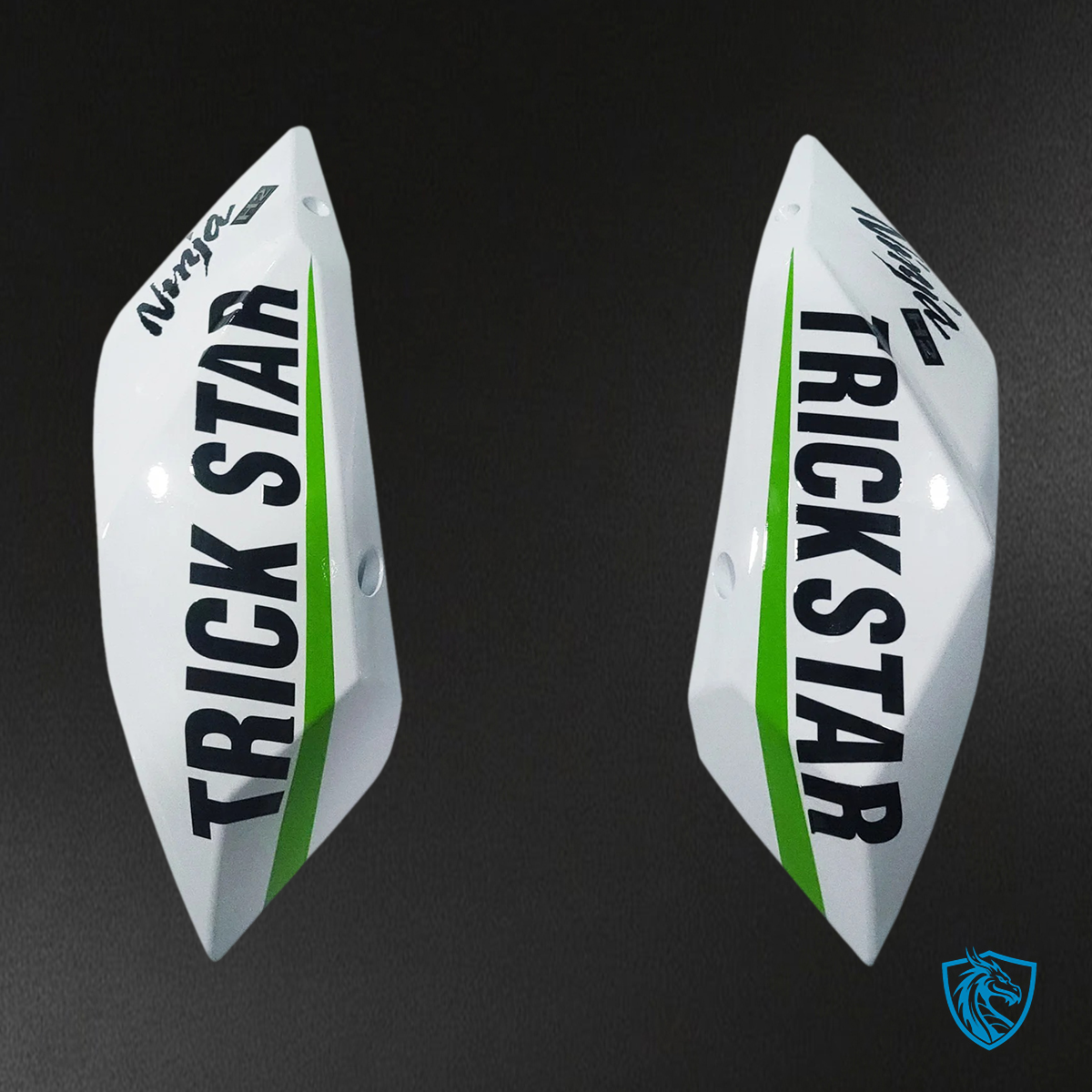 Kawasaki Ninja H2 (2015-2022) White & Green Stripe - Fairing Kit
